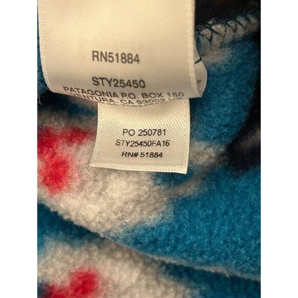 Patagonia Synchilla Snap-T Pullover Fleece Forest Carpet: Deep Sea Blue Men's XS - Picture 8 of 8